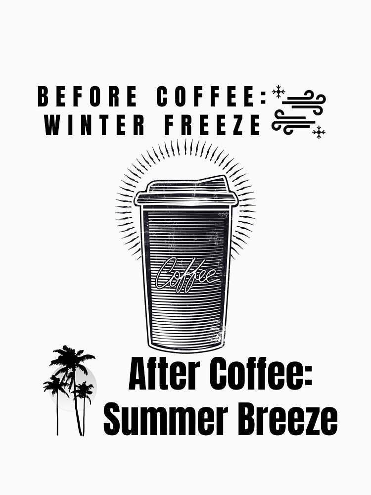 Before Coffee: Winter Freeze | After Coffee: Summer Breeze by sfinchcapod