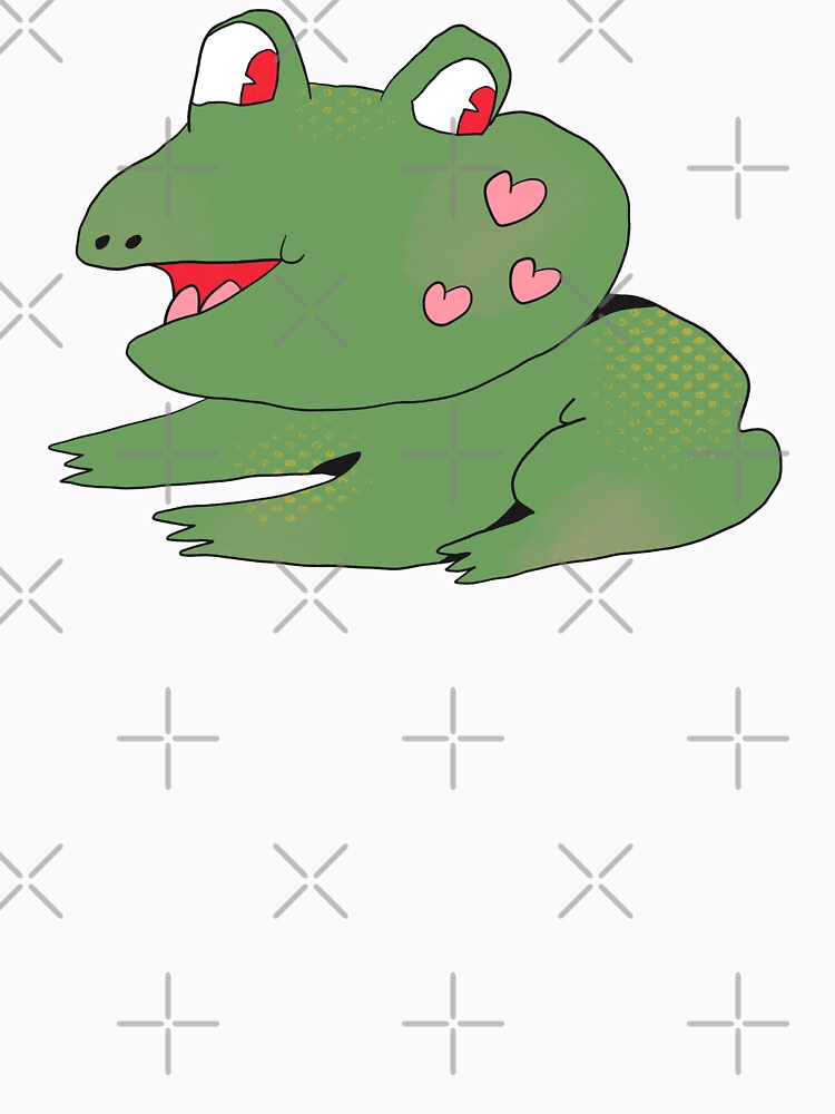 Heart Cheeks Frog by yellowflowerhut