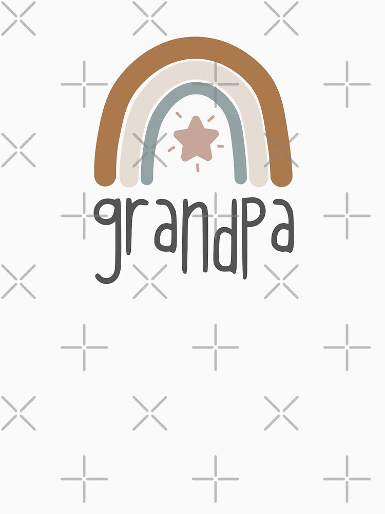 Grandpa - Cute Rainbow - Gift For Your Grandfather by patternjp
