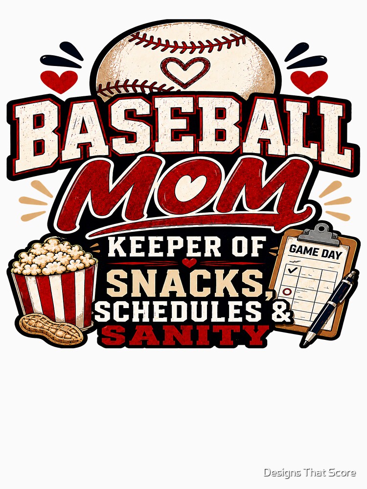 Baseball Mom by Designs That Score