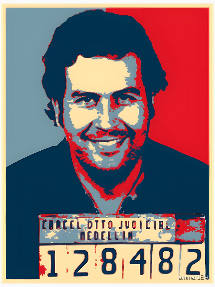 Pablo Escobar Inspired Artistic Illustration Design by ammar124