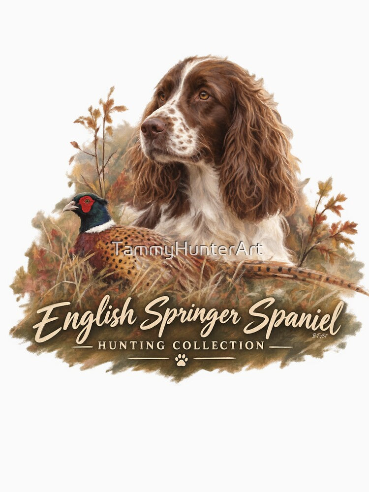 English Springer Spaniel & Pheasant – Hunting Collection by TammyHunterArt
