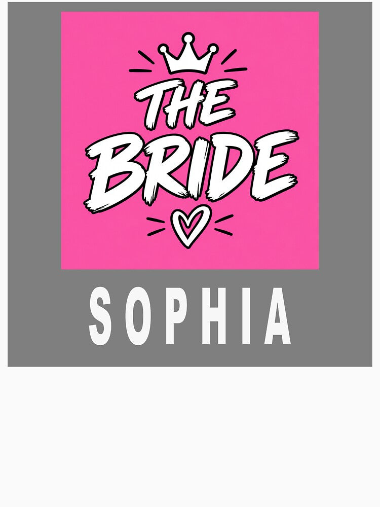 Sophia Bachelorette Party Shirts, Bachelorette Party T-Shirts, Oversized Custom Bachelorette Party Shirts - BCLUB by canvas.usuk