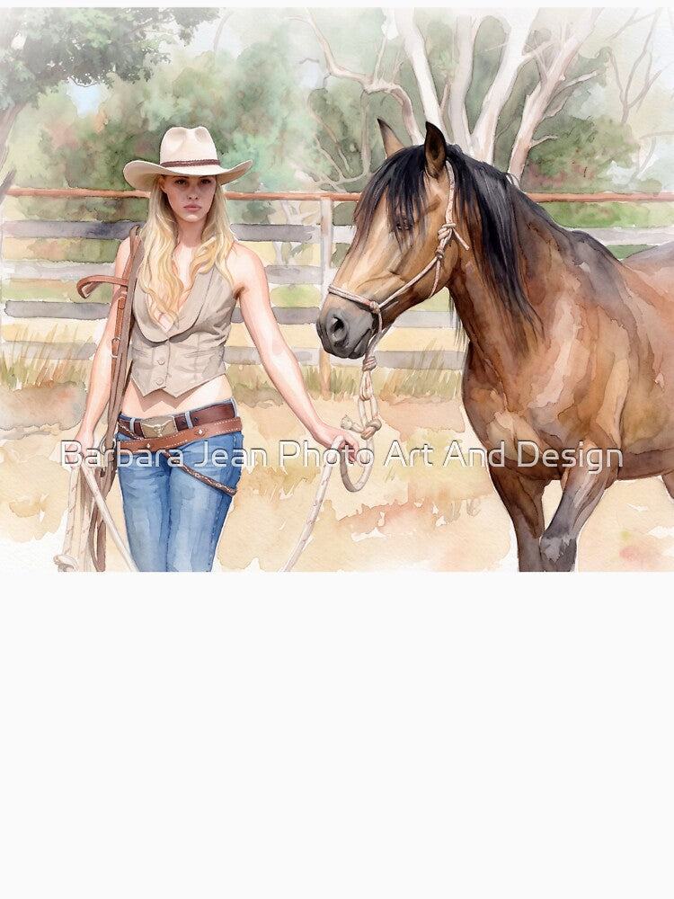 COWGIRLS AND HORSES by Barbara Jean Photo Art And Design