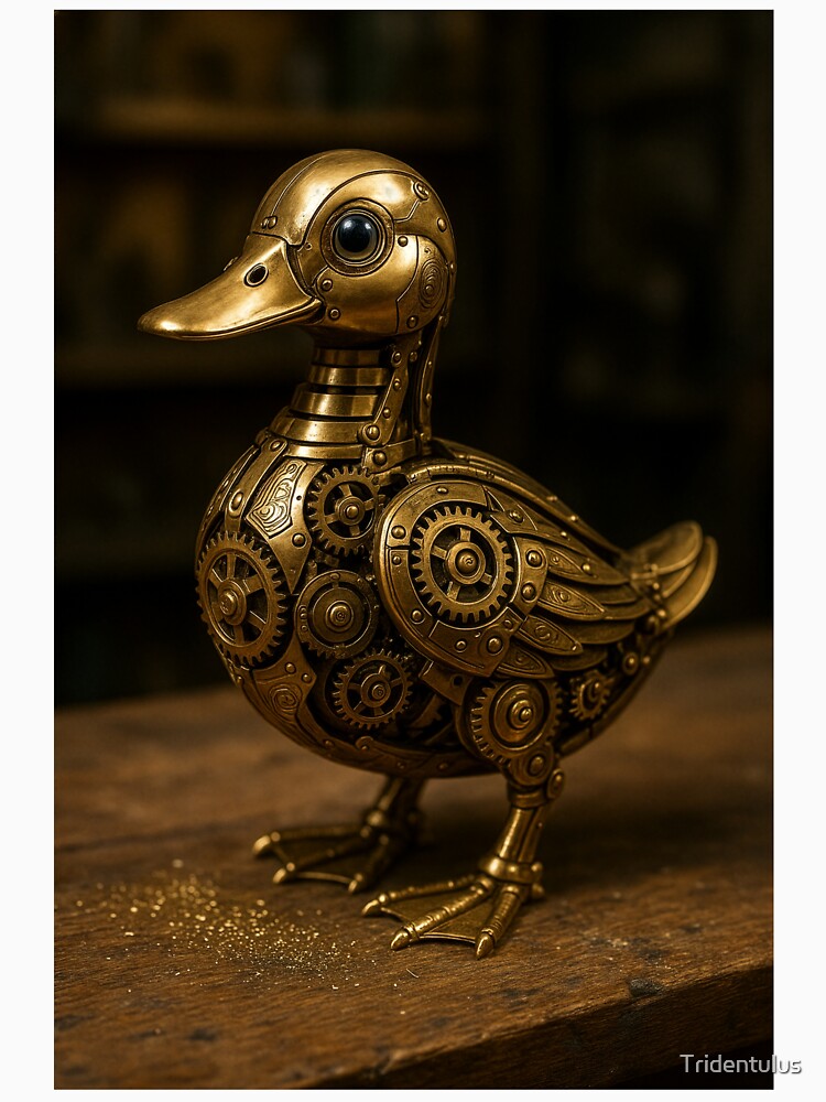 Steampunk Clockwork Duck by Tridentulus