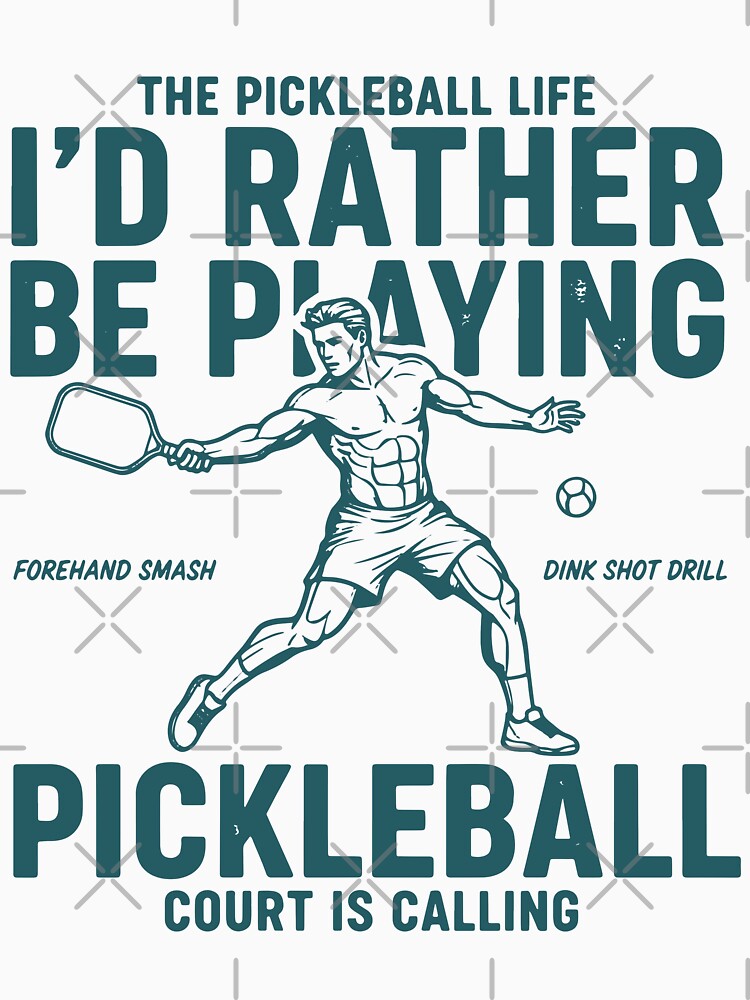 Pickleball Id Rather Be Playing Love Pickleball by LuminOrb