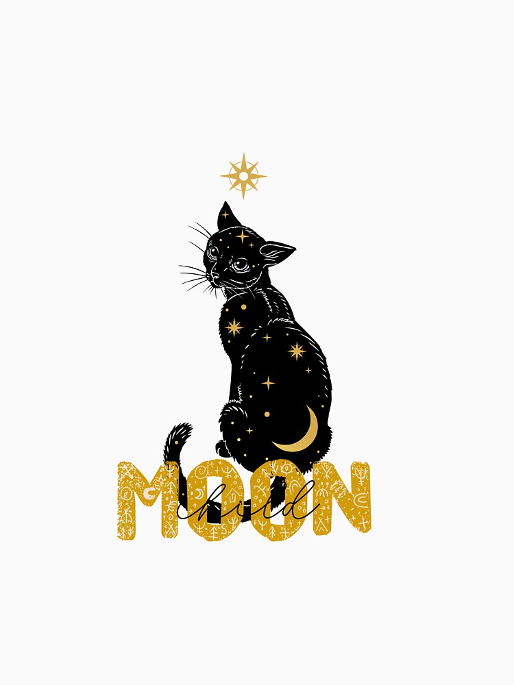 Moon Child Cat by BookishTrove