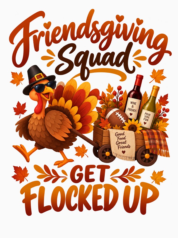 Friendsgiving Squad Get Flocked Up by KireVeronica
