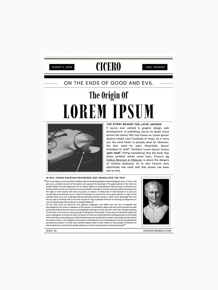 The Origin Of Lorem Ipsum by JadeCrushed