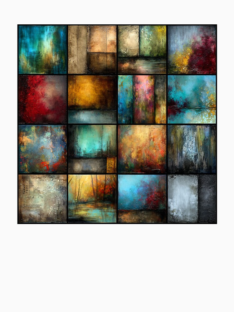 Vintage painted paper by Neural Brushstrokes