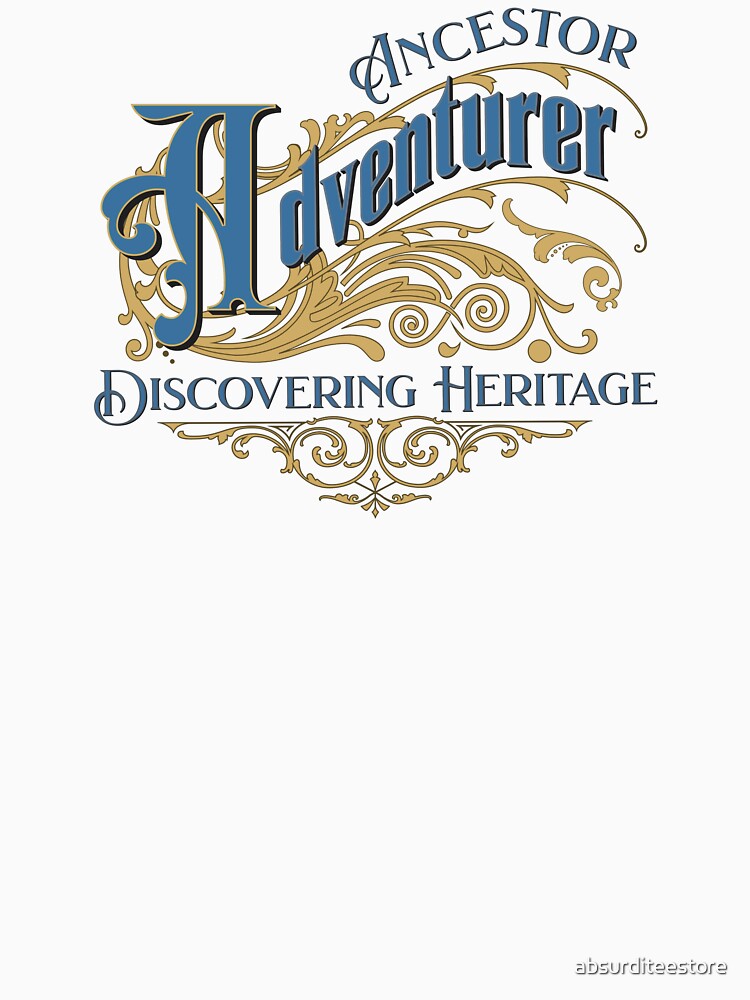 Ancestor Adventurer Discovering Heritage by absurditeestore