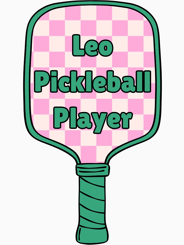 Leo Zodiac Astrology Pickleball Design by Midnight789
