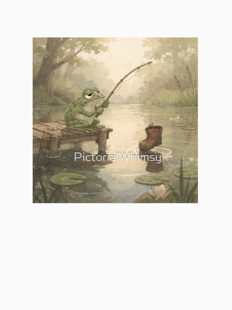 Frog Angler's Big Catch by PictorialWhimsy