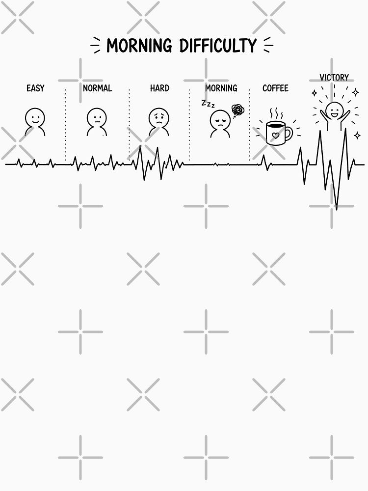 ❤️ HEARTBEAT COLLECITON ❤️ - COFFEE ☕ - Morning Difficulty by WheelieGdArt