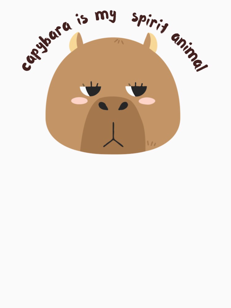 Capybara is my spirit animal - Cute Capybara by huntergentry