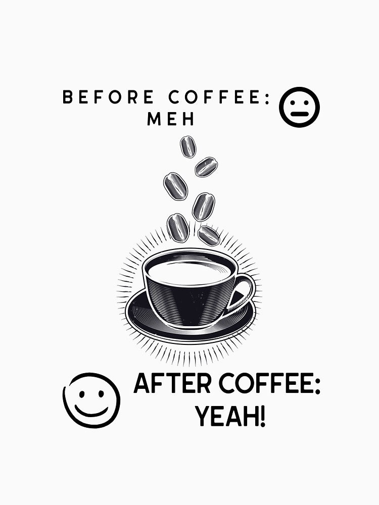 Before Coffee: Meh | After Coffee: Yeah! by sfinchcapod