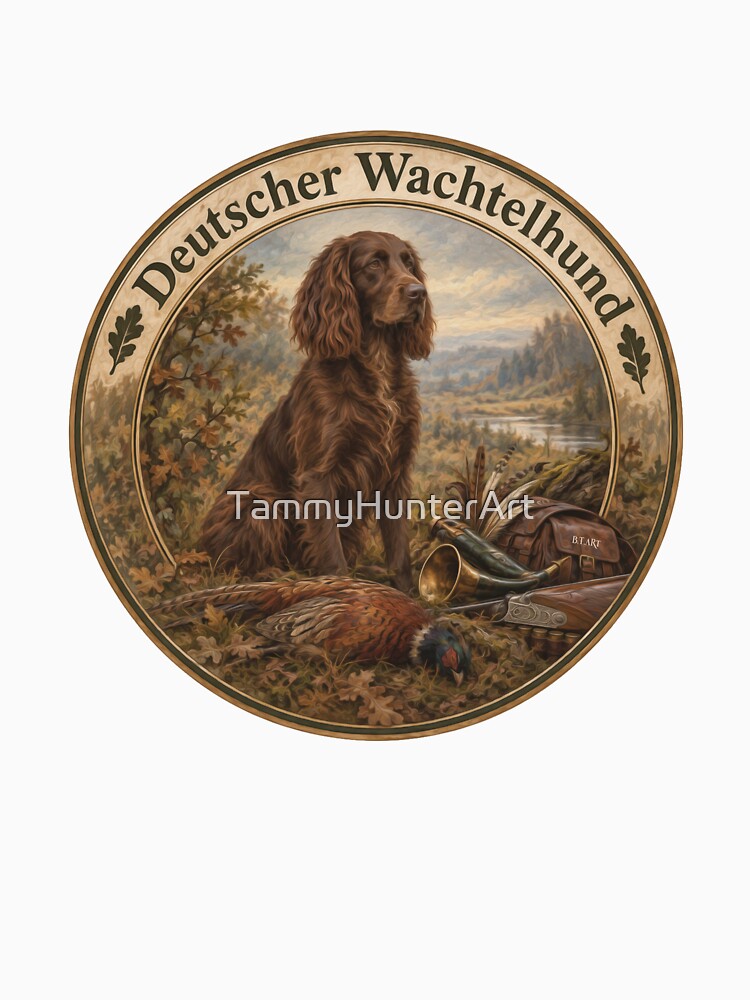 Deutscher Wachtelhund Hunting Art – German Spaniel by TammyHunterArt