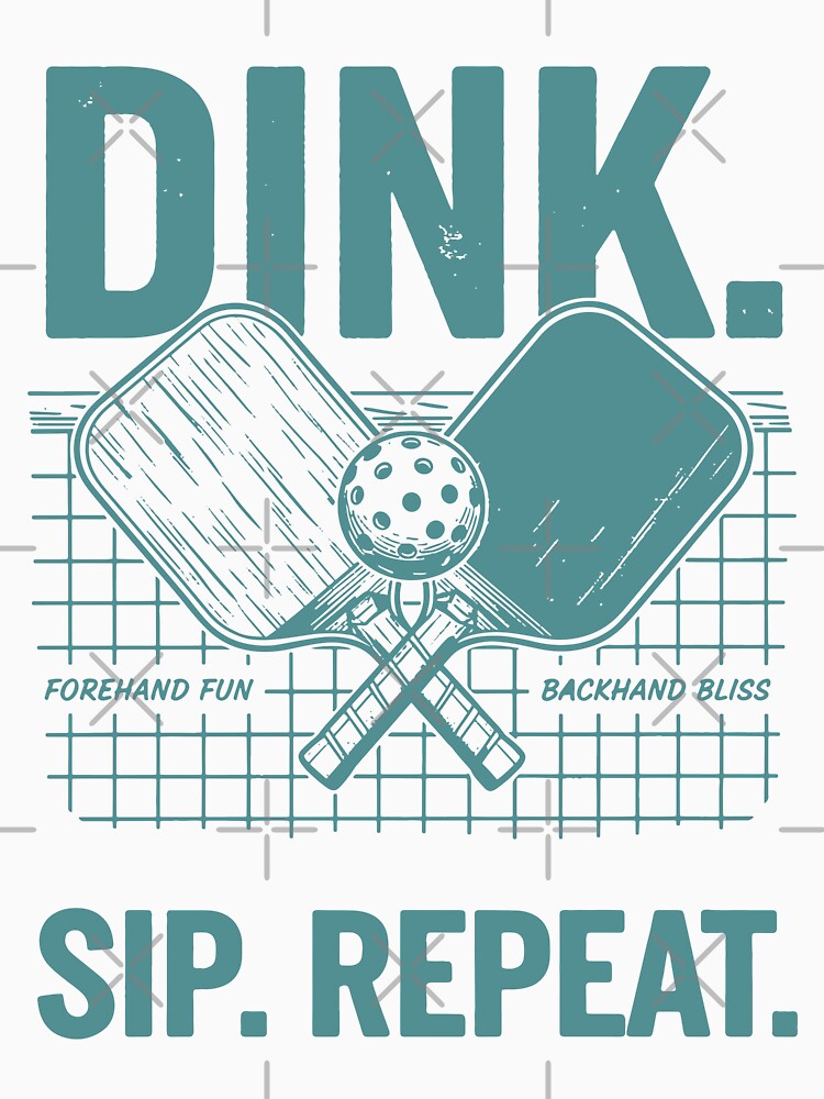 Pickleball Funny Player Pickle Ball Dink Sip by LuminOrb
