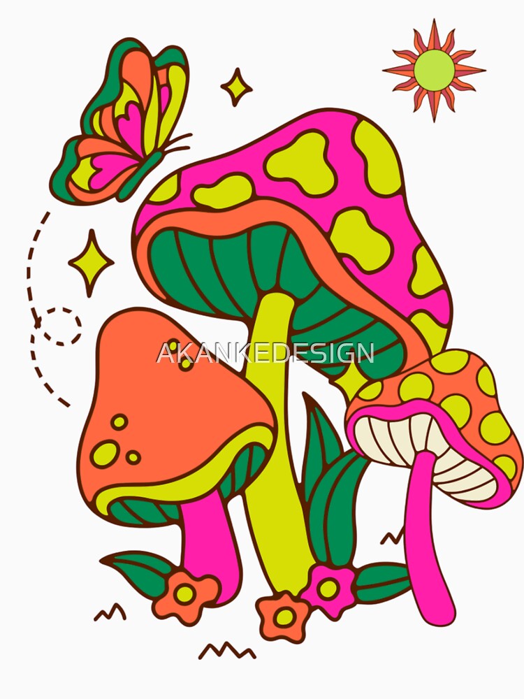 Goblincore Mushrooms Design by AKANKEDESIGN