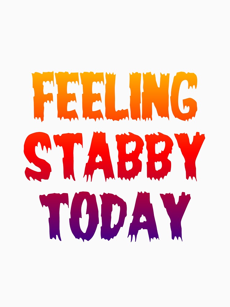 Feeling Stabby Today in Pop Art colours by CristalleLisa