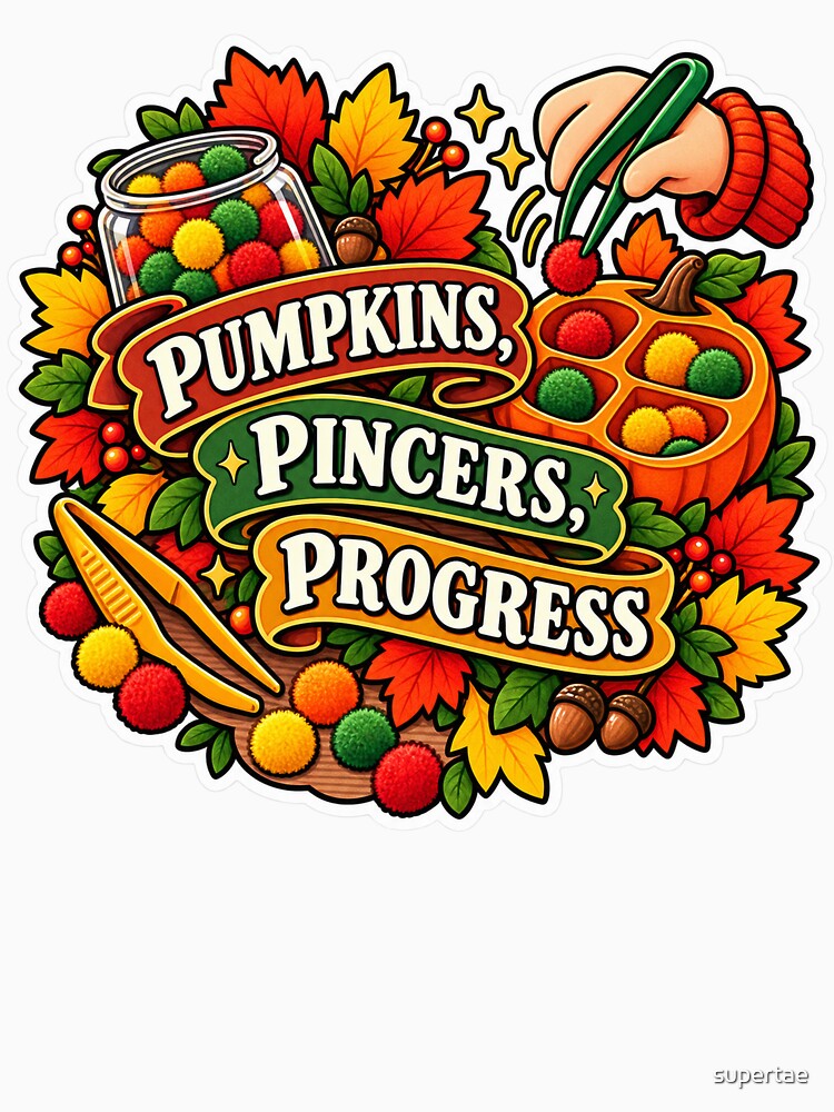 Pumpkins, Pincers, Progress Occupational Therapy by supertae