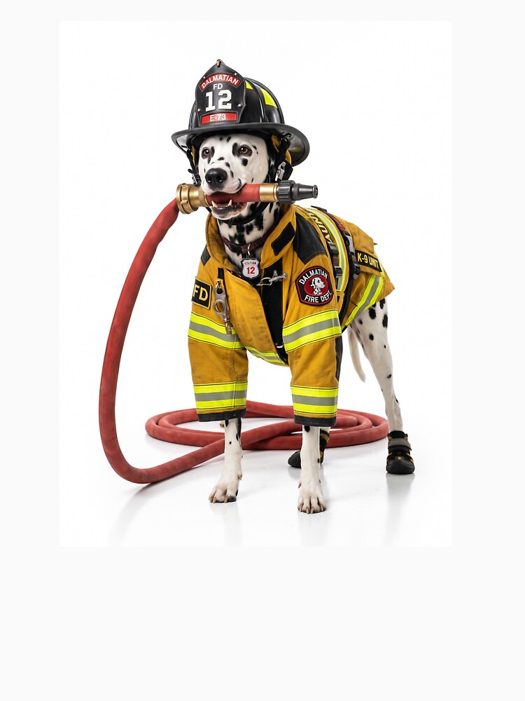 Dalmatian Firefighter Hero by PictoVibe