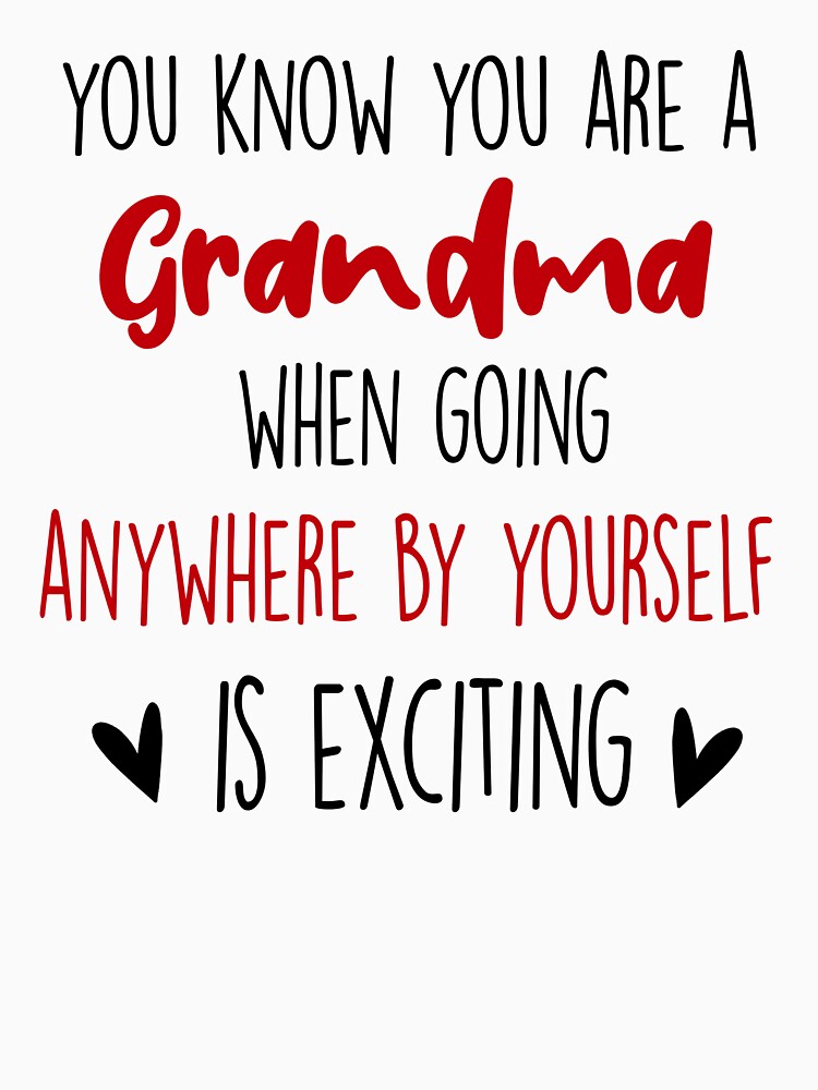 You Know You're A Grandma When, Mothers Day Funny Gigi by EasyPrintGift