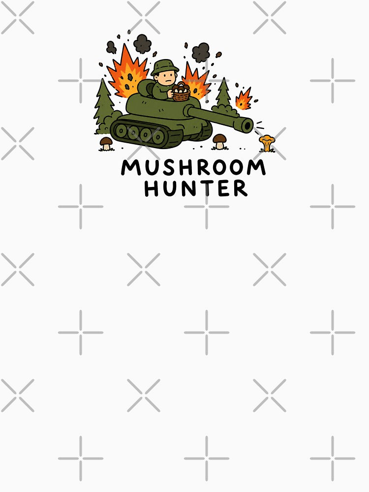 Mushroom Hunter Funny Mushroom Hunting Design by MonkiFlipp