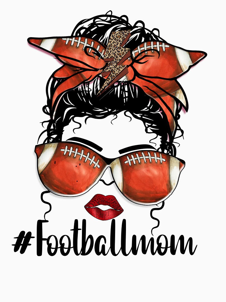 Football Mom PNG, Football Mama Png, Leopard Football Mama Sublimation Design Downloads, Sublimation PNG, Png Image, Digital Download by Peerda