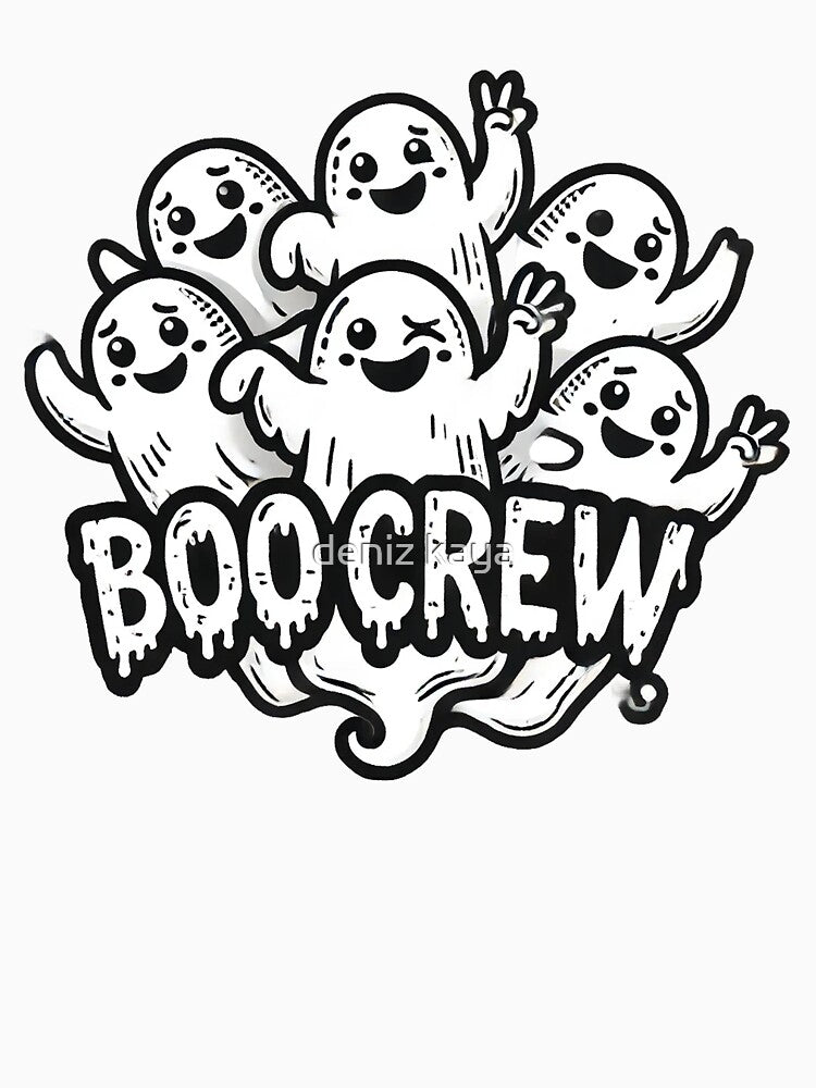 Boo Crew, Ghost, Halloween by deniz kaya