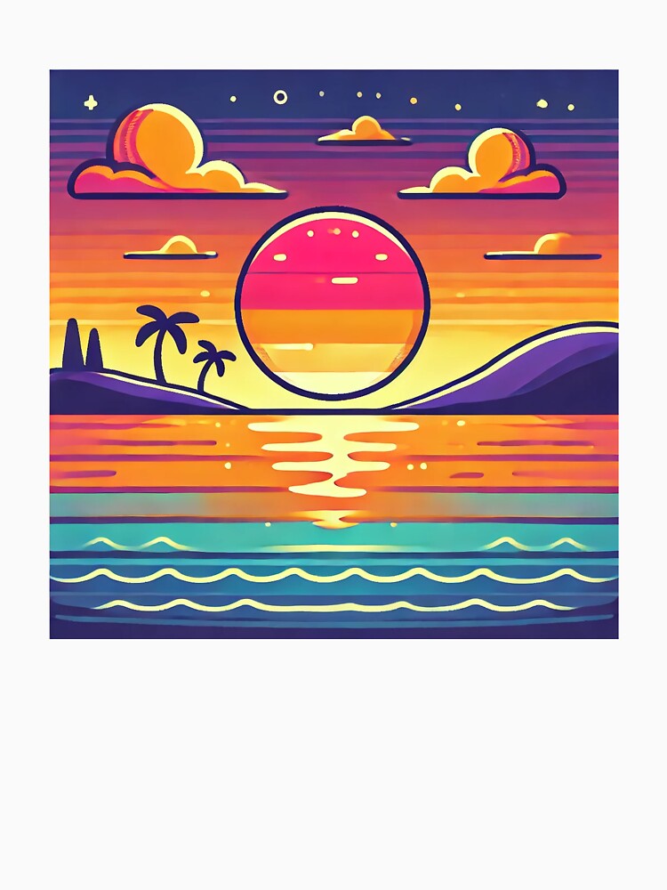 Retro Sunset by EastEndTownie