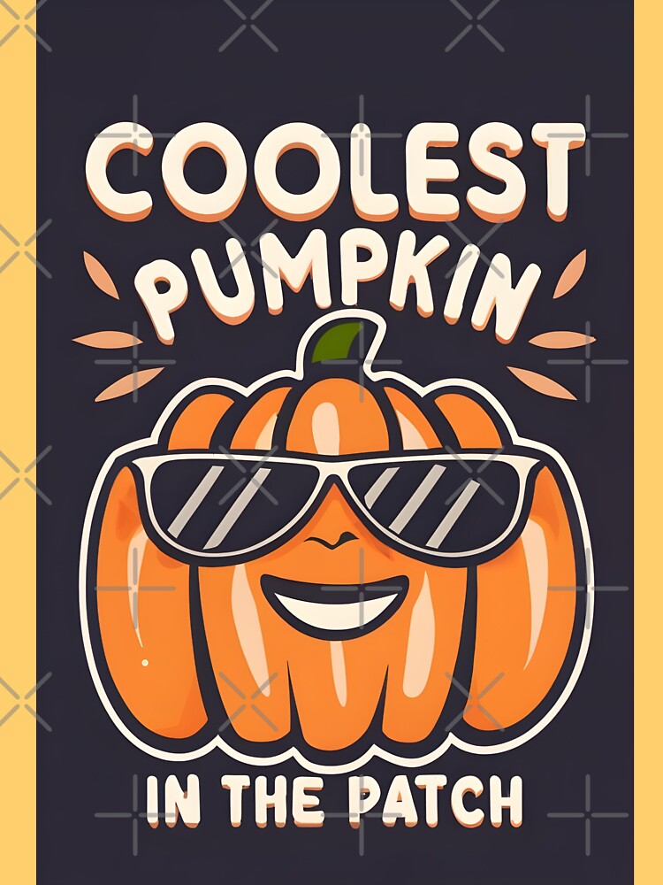 Coolest pumpkin | Funny Pumpkin in the patch | Comic Pumpkin by GENZ-CREATIVES