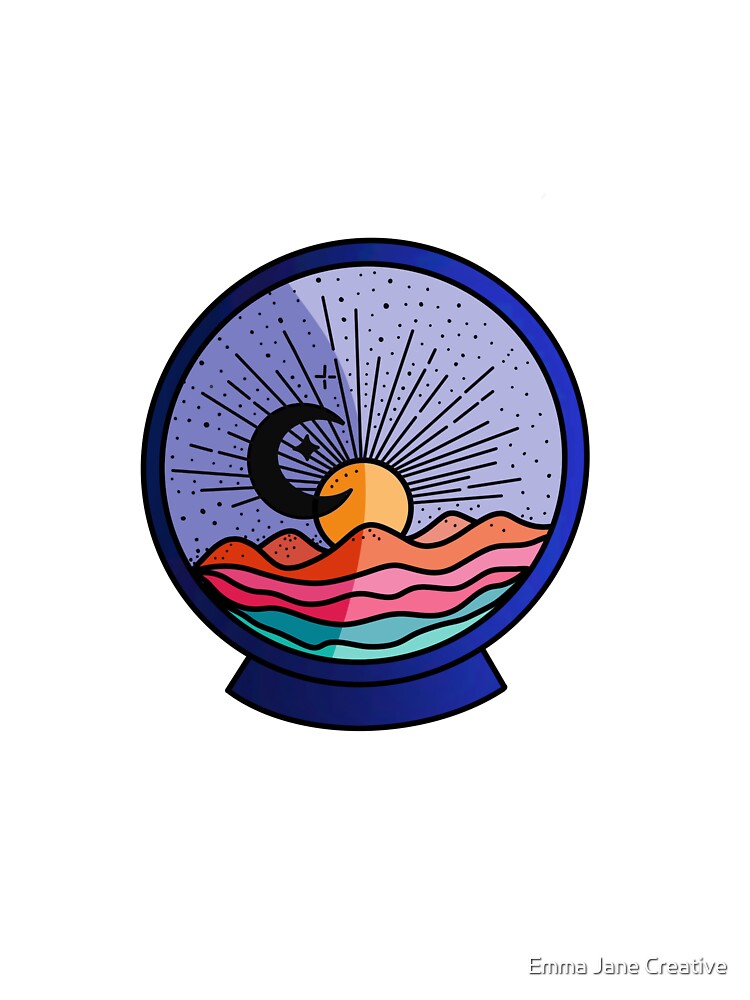 Sunset Snowglobe by Emma Jane Creative