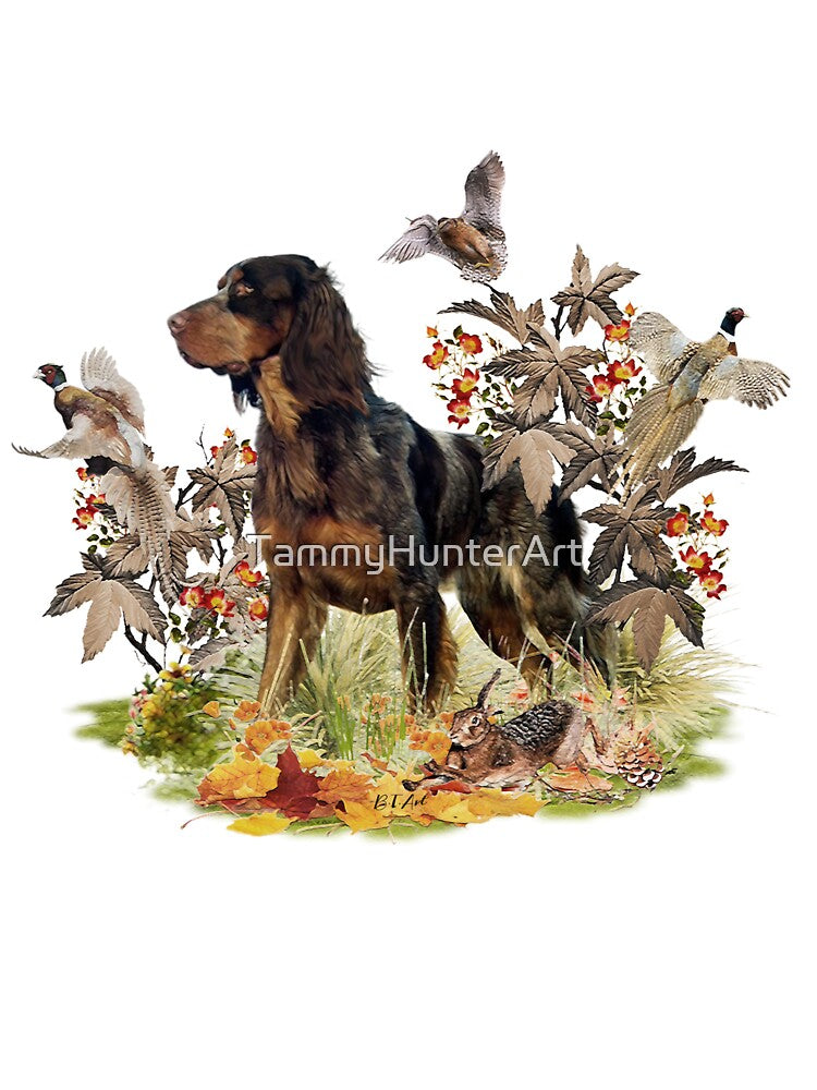 Picardy Spaniel , Bird hunting by TammyHunterArt