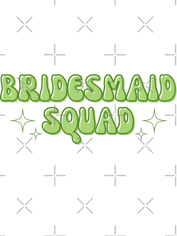 Bridesmaid Squad in Green by Alli Marie Designs