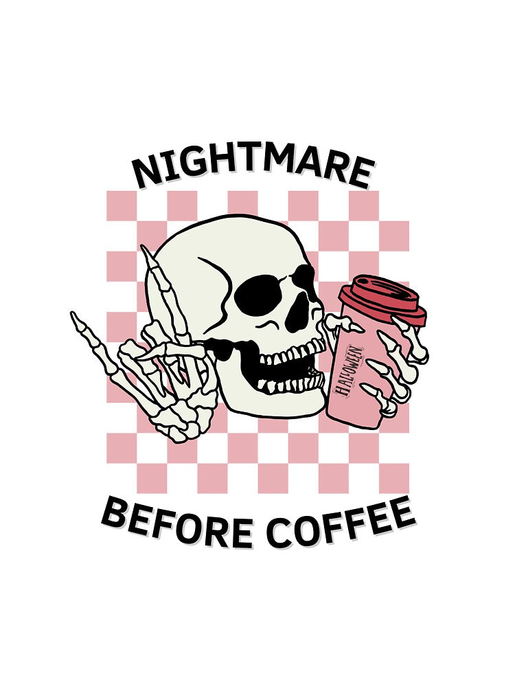 Pink Nightmare Before Coffee by GbzDigital