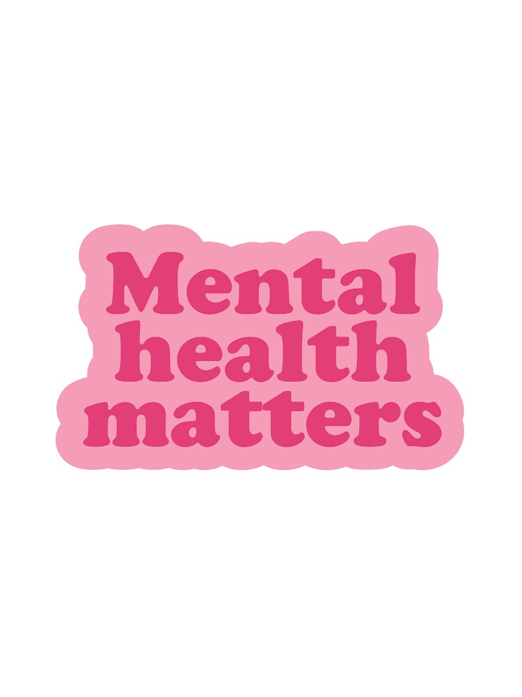 Mental Health Matters - Pink by Chars  Vinyl Visions