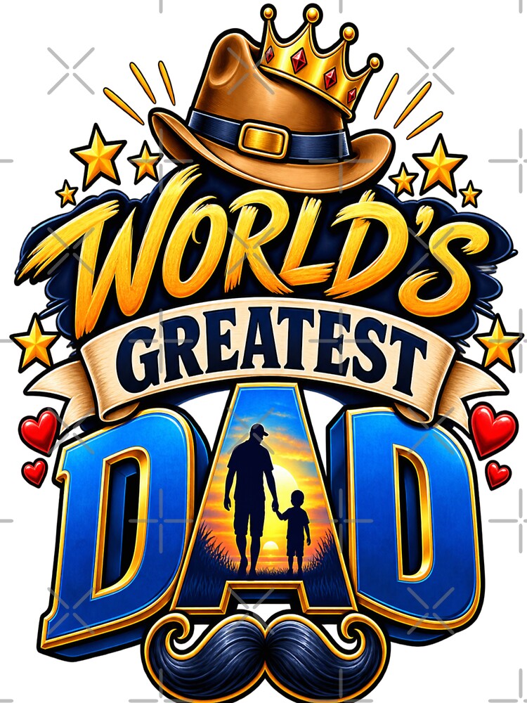 WORLD GREATEST DAD by AllRoundTees