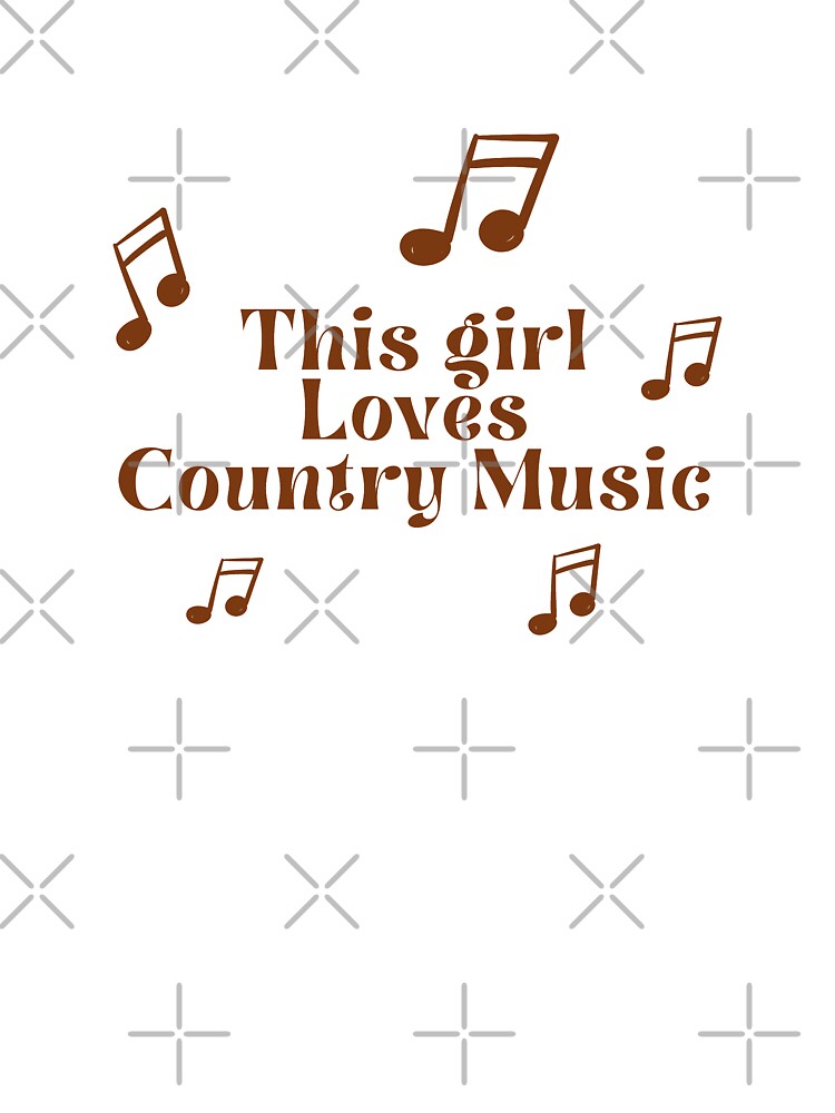 This Girl Loves Country Music by mo-designz