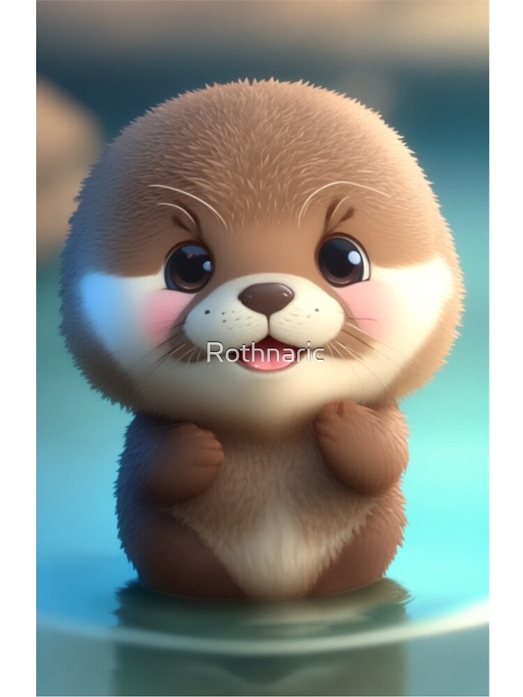 Cuddly Otter Chibi by Rothnaric