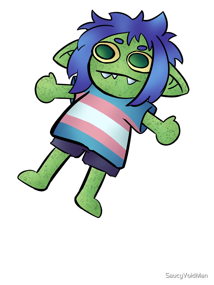 Trans Pride Goblin by SandTrap Sorcery