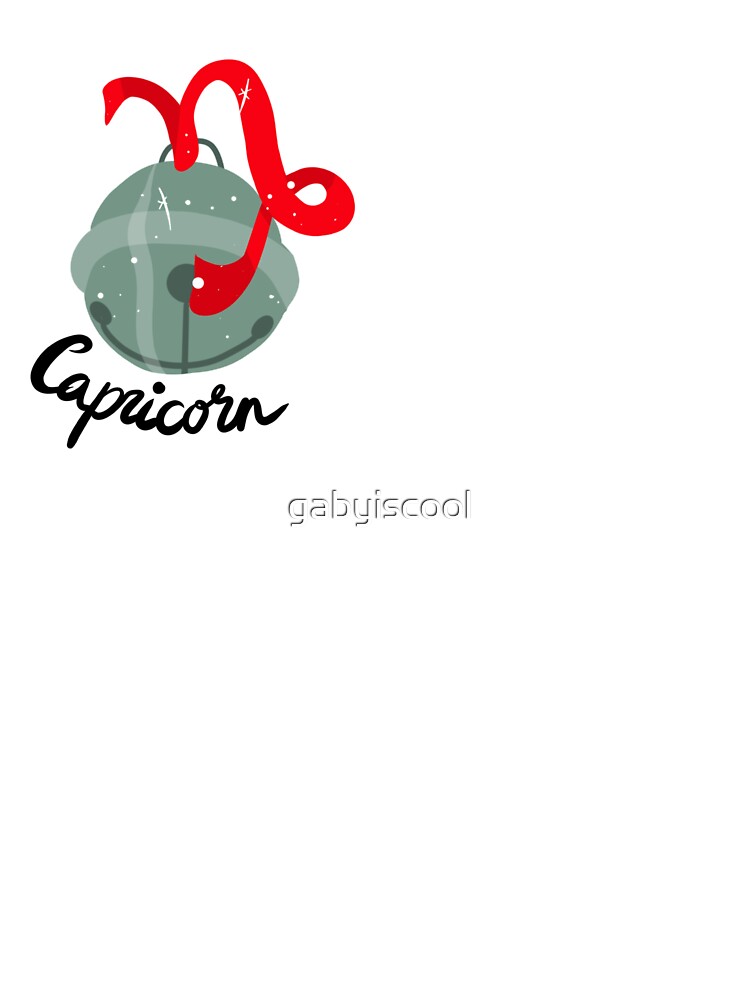 Capricorn Christmas Decoration by gabyiscool by gabyiscool