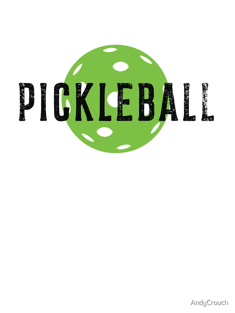 Distressed Pickleball Design by AndyCrouch