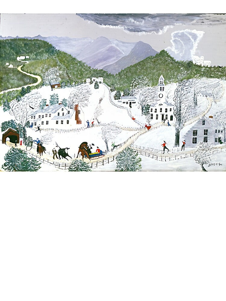 grandma moses paintings by Bivrgagnon