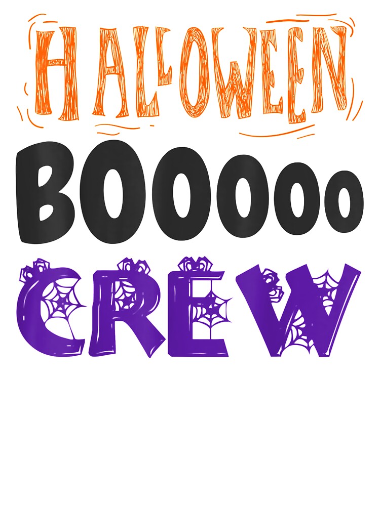 Halloween Boo Crew Men Women Kids Funny Friends Girls Boys by GerdaShop