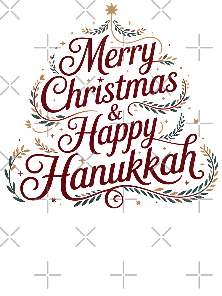 Merry Christmas And Happy Hanukkah by graphic-genie