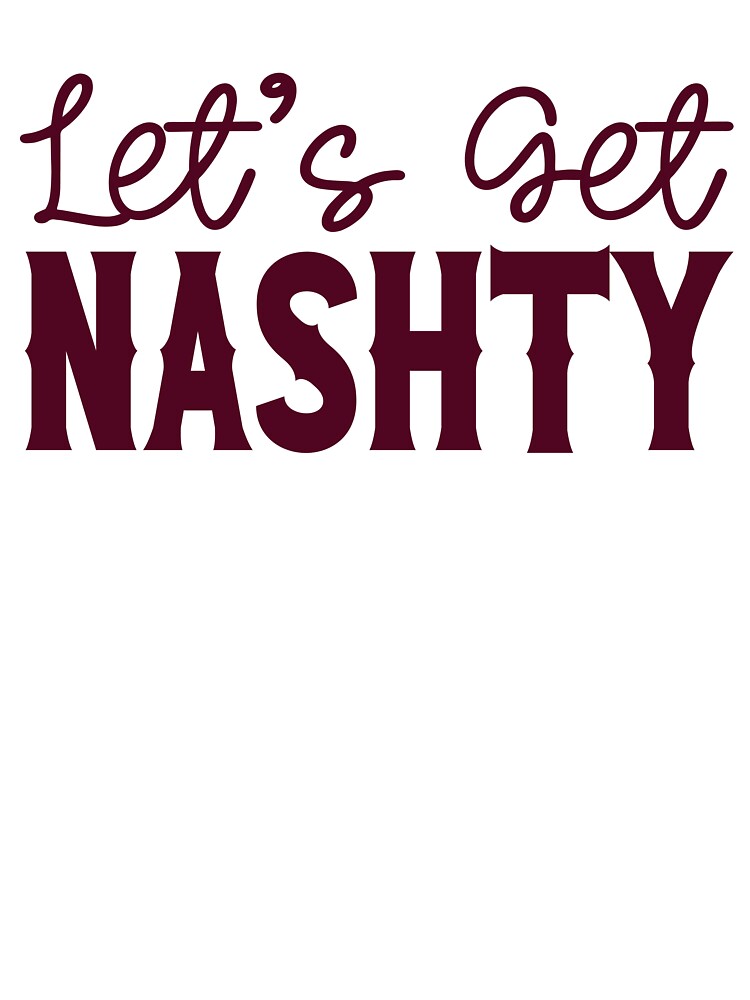 Nashville Bachelorette Party Let's Get Nashty Burgundy Wine Gift for Bride by mysticblvd