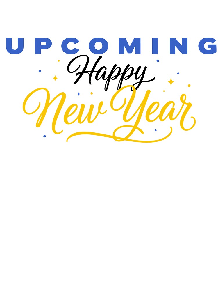 Upcoming New Year Celebration Typography Design by Craft99
