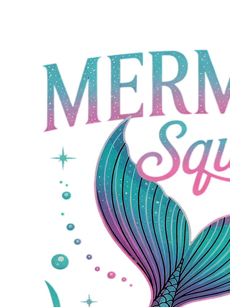 Mermaid Squad Of The Birthday Mermaid Tail Family Matching by Hofersofer