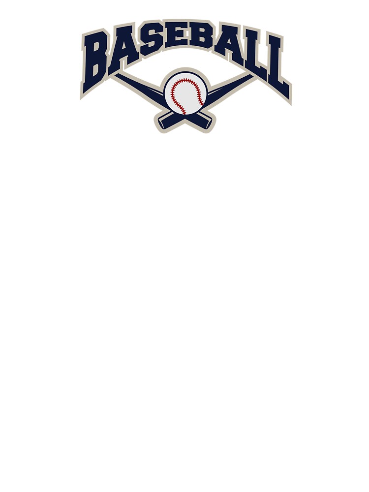 Classic Baseball – Crossed Bats Sports Design by Swear-tshirts